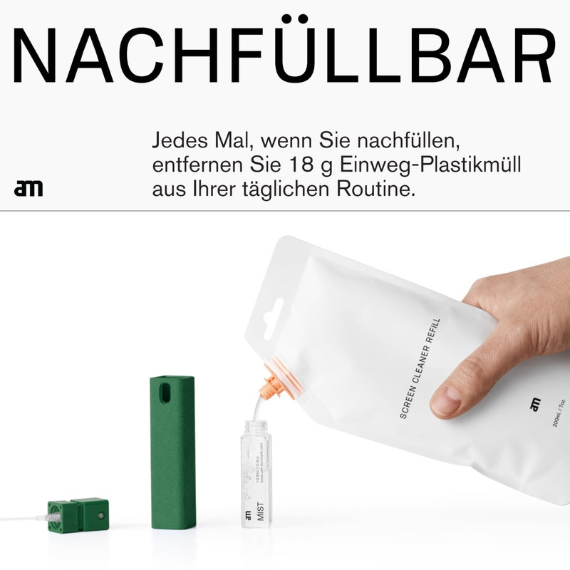 am Screen Cleaner Mist Spray with Microfiber Cloth Around â€“ Alcohol-Free, Streak-Free Screen Cleaning Kit for Smartphones, Tablets, Laptops, Smart TVs & Car Screens, 1 Pack, Pink - Image 5